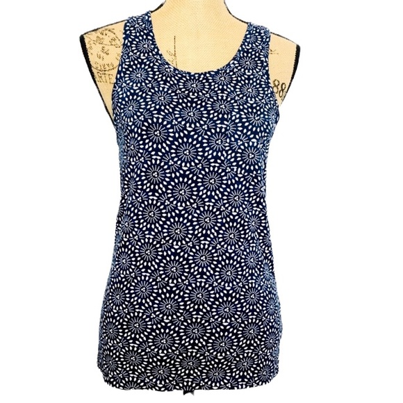 L.O.G.G. By H&M Stretchy Casual Floral Summer Tank Top XS - Picture 2 of 7